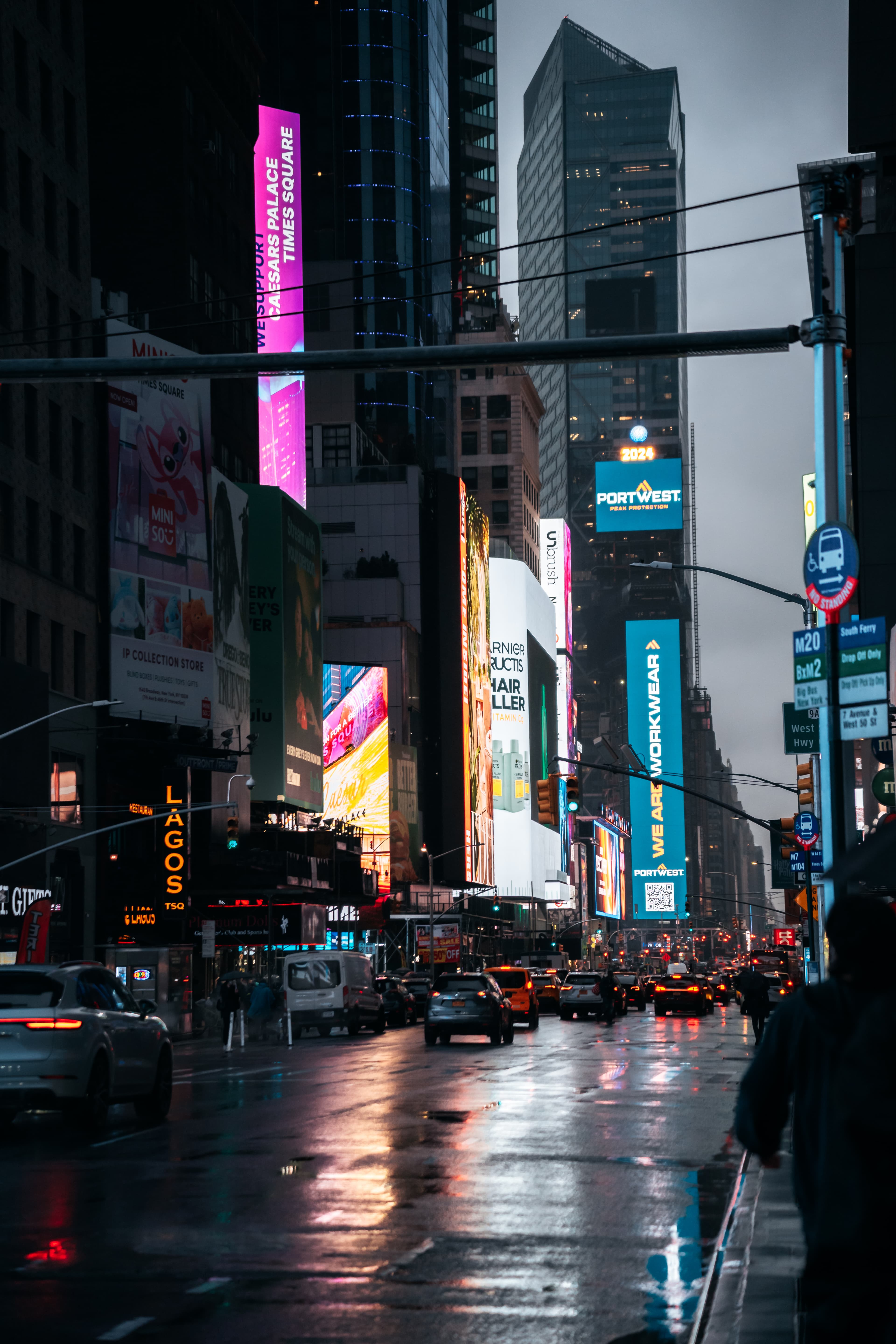 Times Square at night